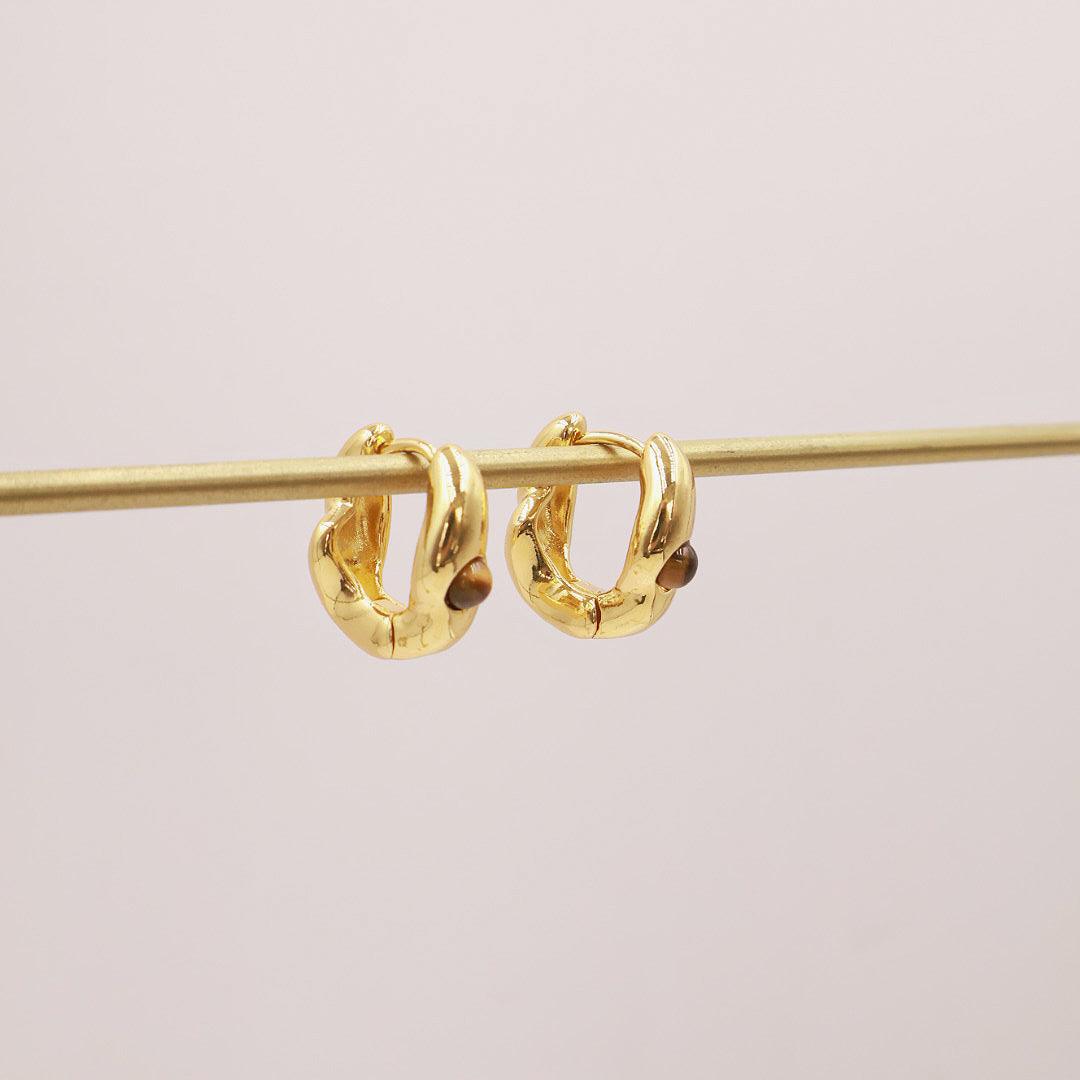 Amber earrings - chailata.com