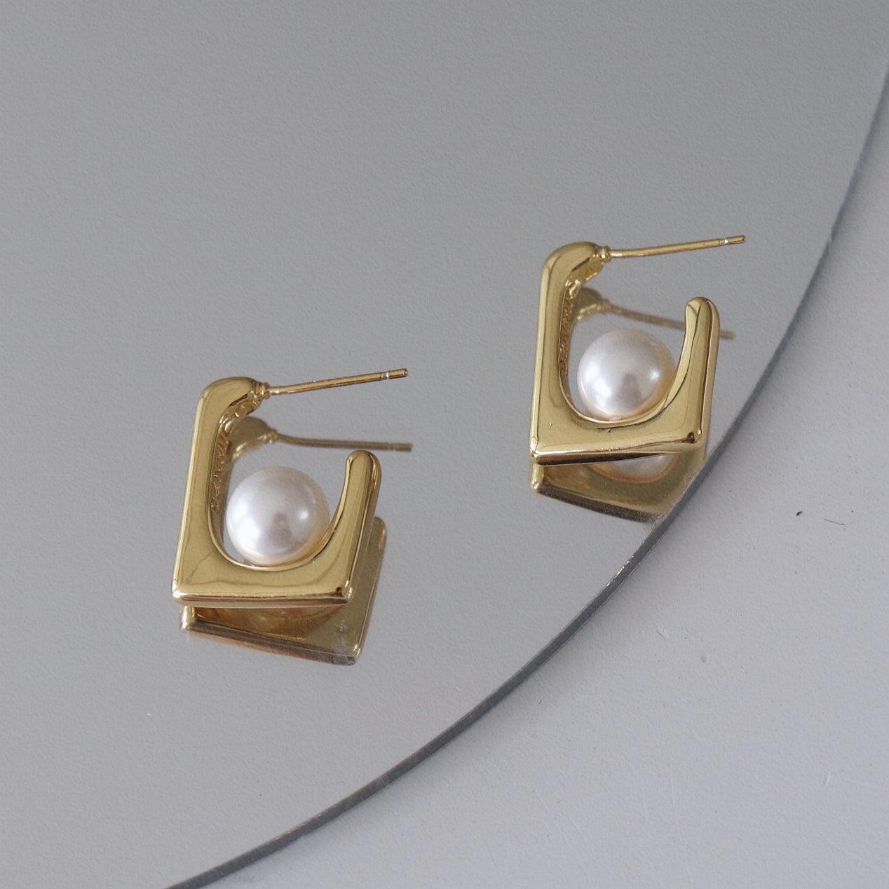 Stylish and Water-Resistant Gold Plated earrings- Perfect timeless necessary for every occasion