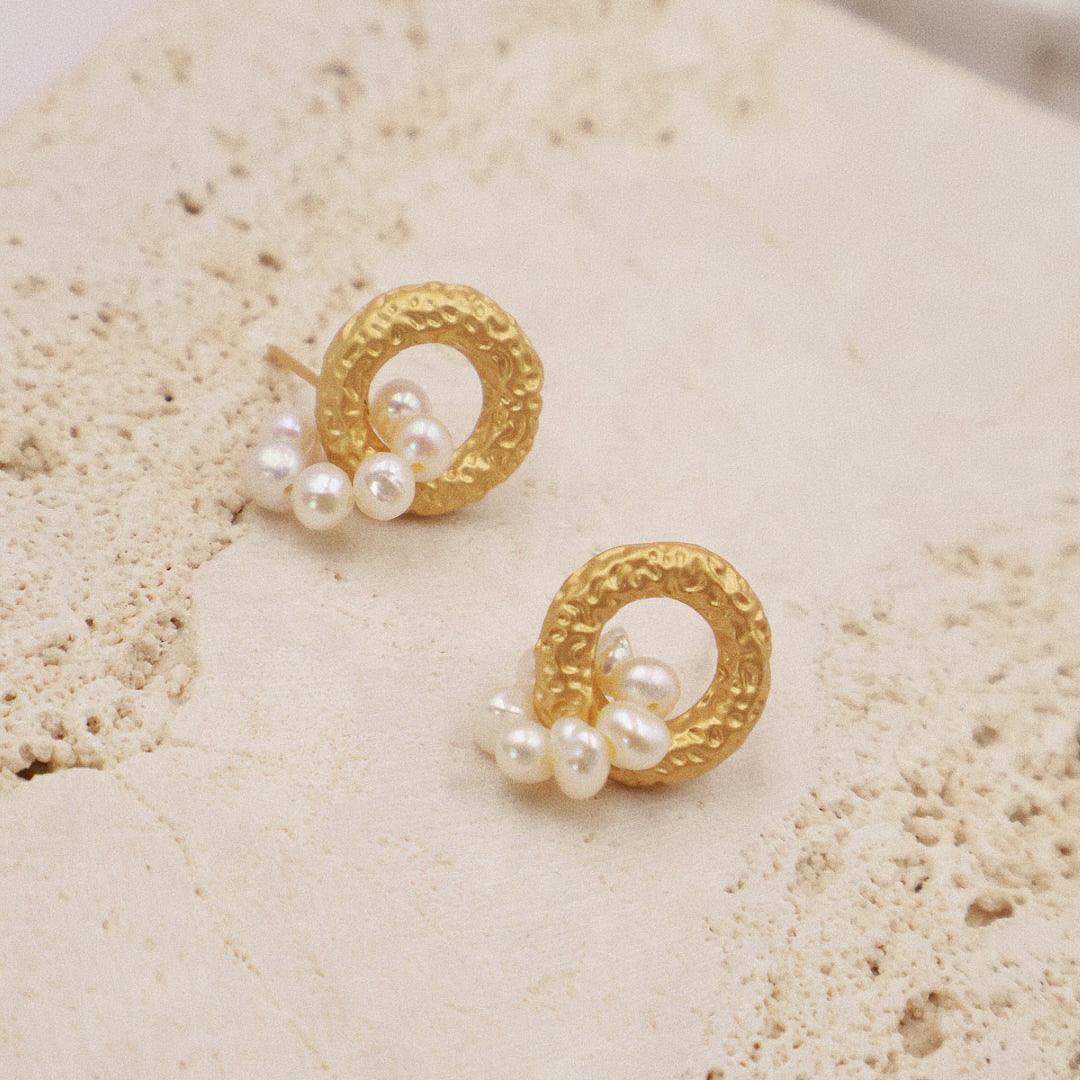 Exquisite Handmade Freshwater Pearl earrings- A Touch of Elegance for Every Occasion