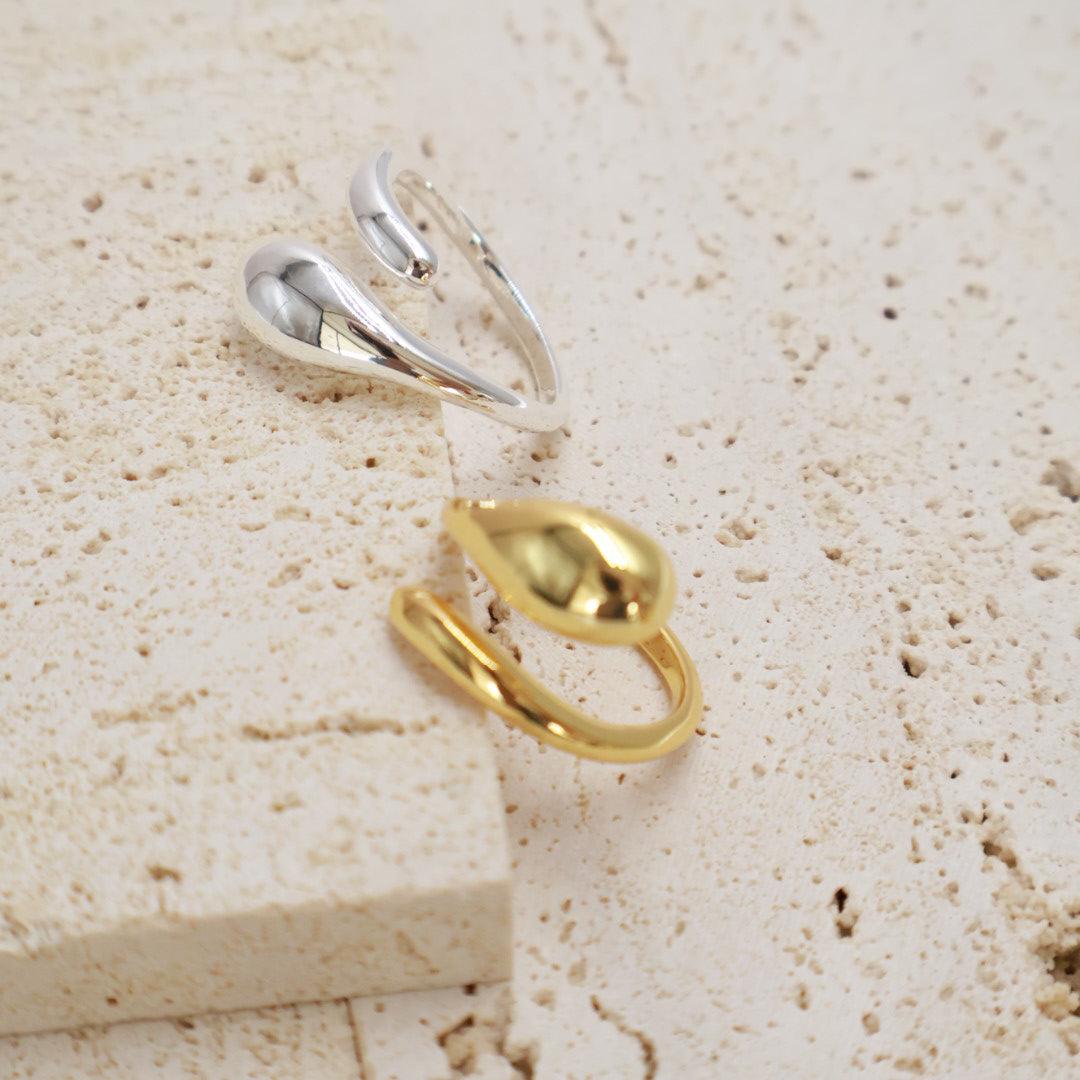 Stylish and Water-Resistant Gold Plated adjustable Ring - Perfect timeless necessary for every occasion