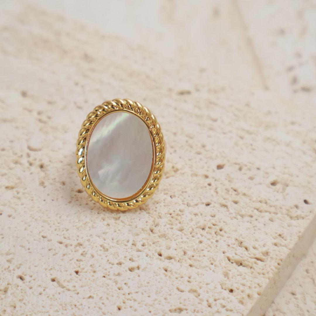 Stylish and Water-Resistant Gold Plated Ring - Perfect timeless necessary for every occasion