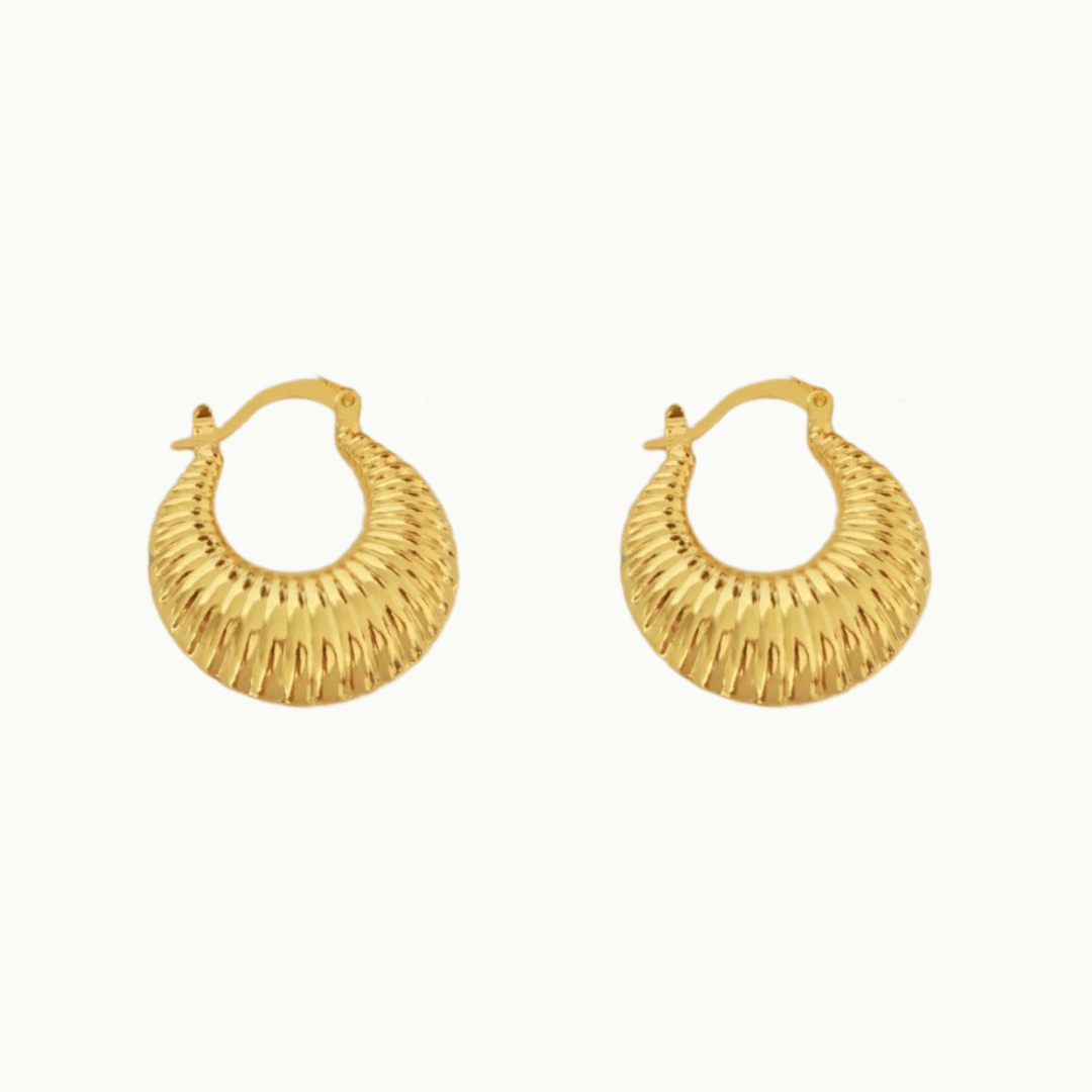 Stylish and Water-Resistant Gold Plated statement earrings- Perfect timeless necessary for every occasion