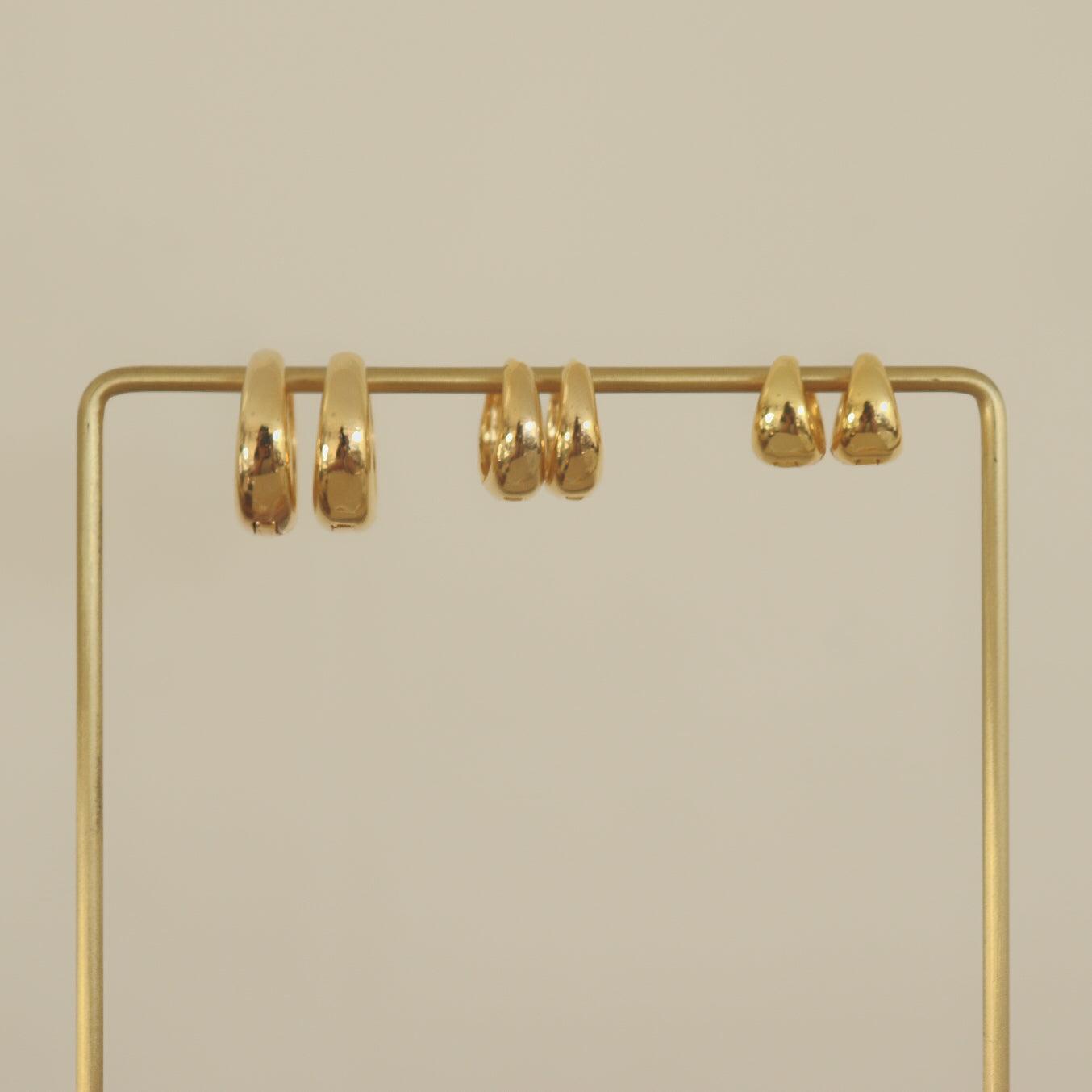 Stylish and Water-Resistant Gold Plated earrings- Perfect timeless necessary for every occasion