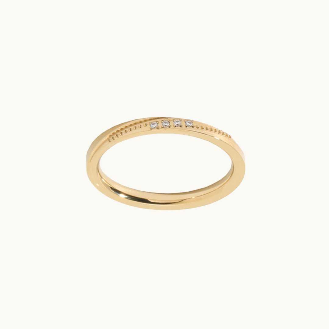 allie ring chailata.com.auEveryday Elegance: Gold Plated Minimalist Style Ring - Elevate Your Look with Timeless Simplicity